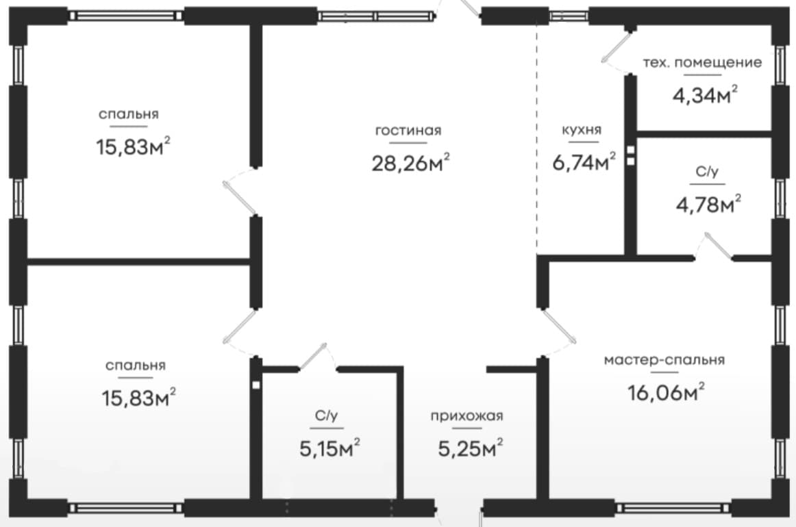Планировка Студия