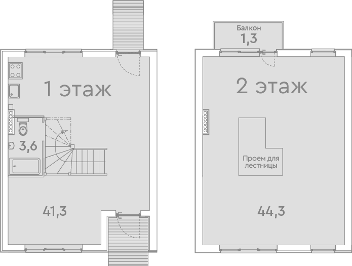 Планировка 1-комн.