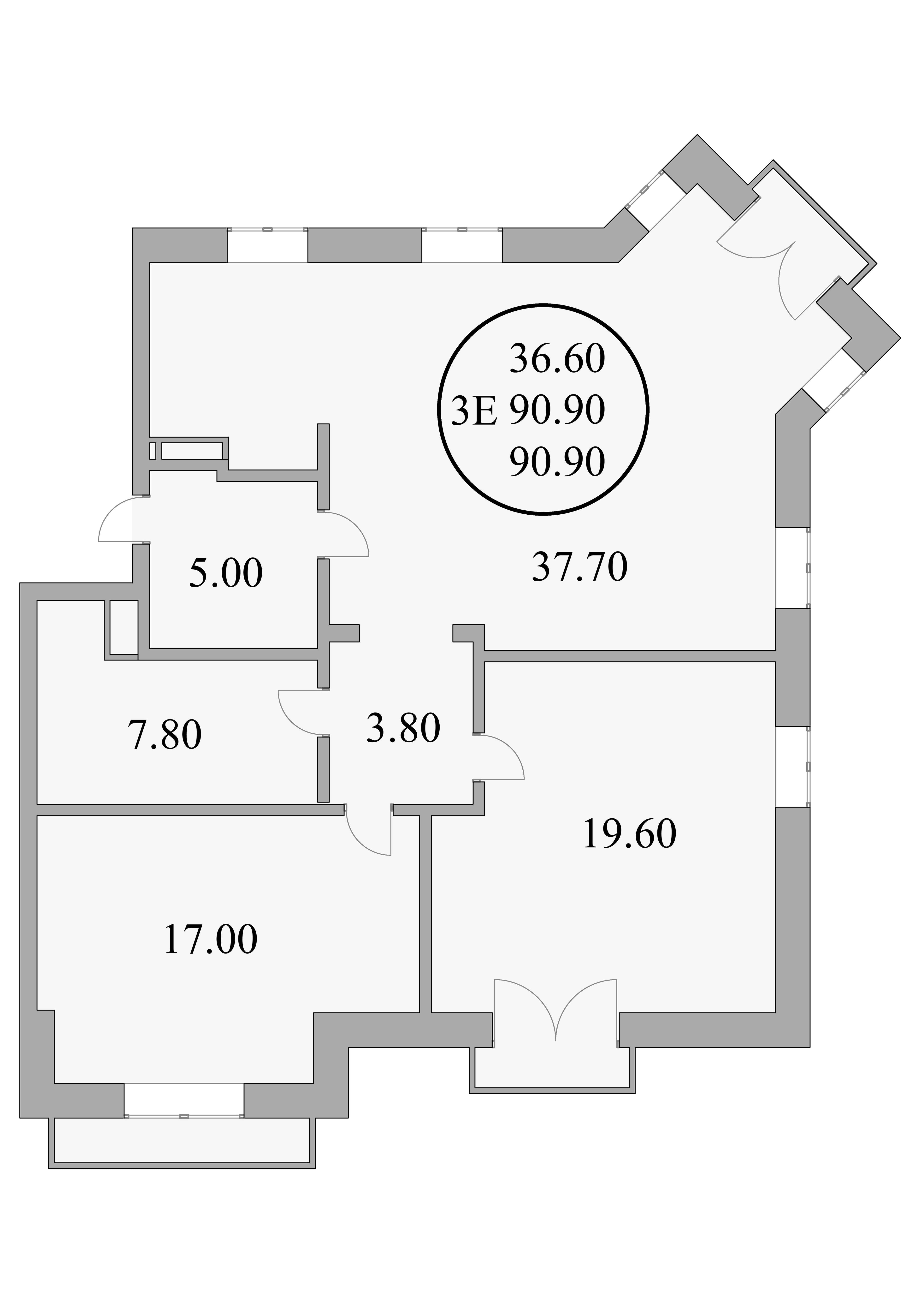 Планировка 3-комн.