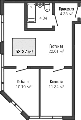 Планировка 3-комн.