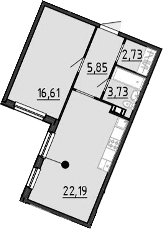 Планировка 2-комн.
