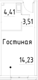 Планировка Студия