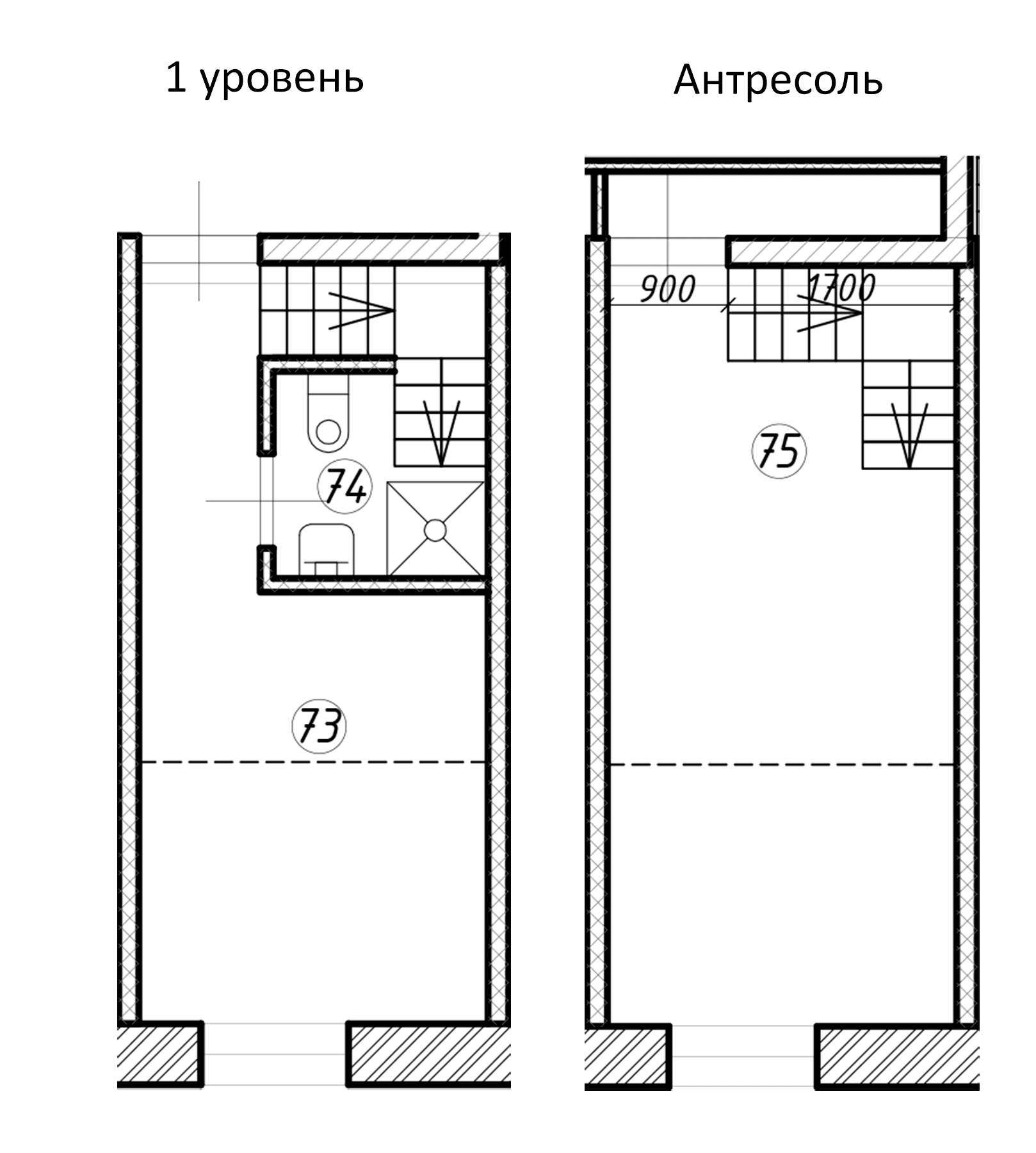Планировка Студия