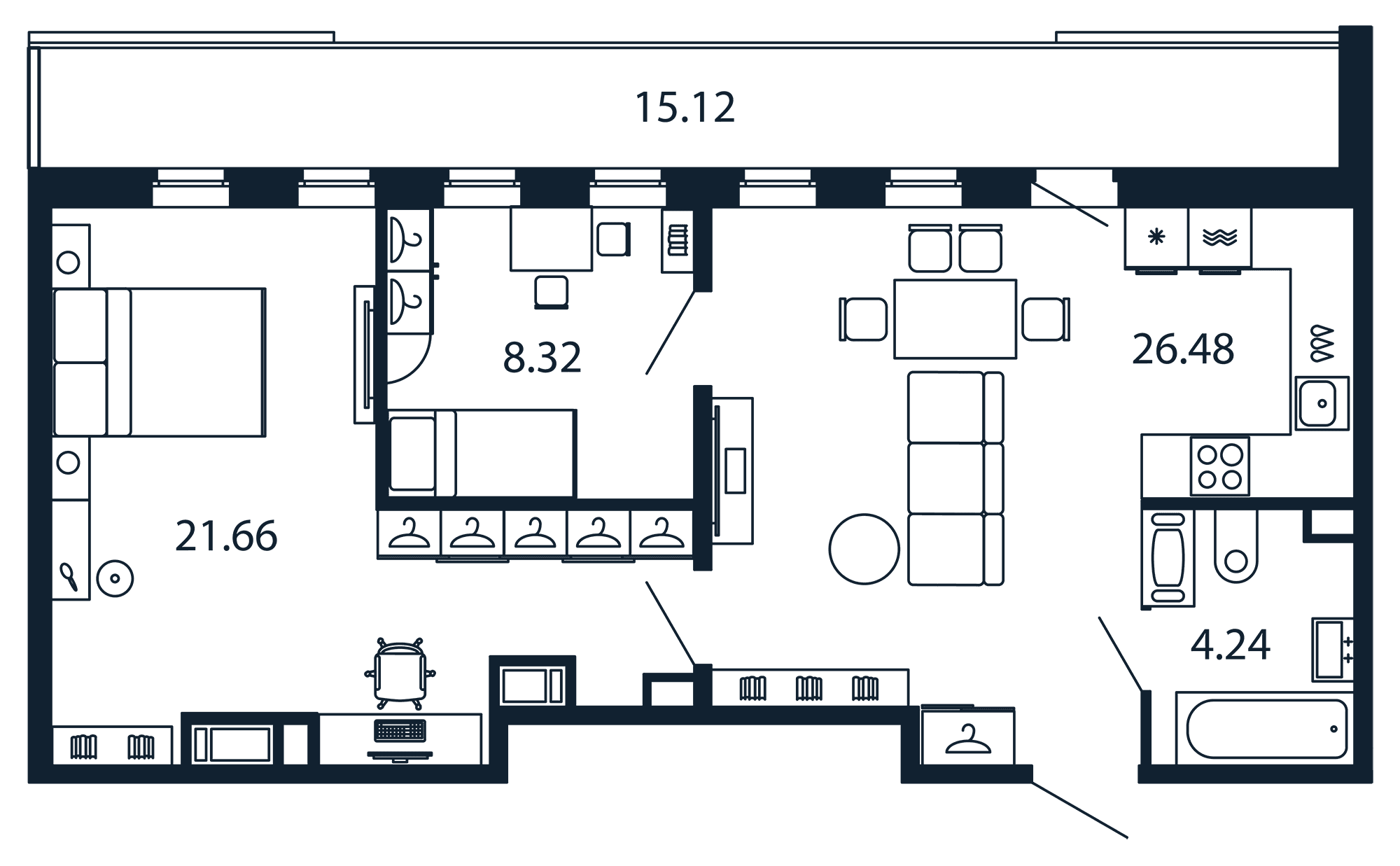 Планировка 3-комн.